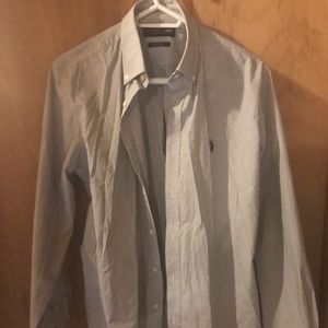 Striped Button Up Dress Shirt